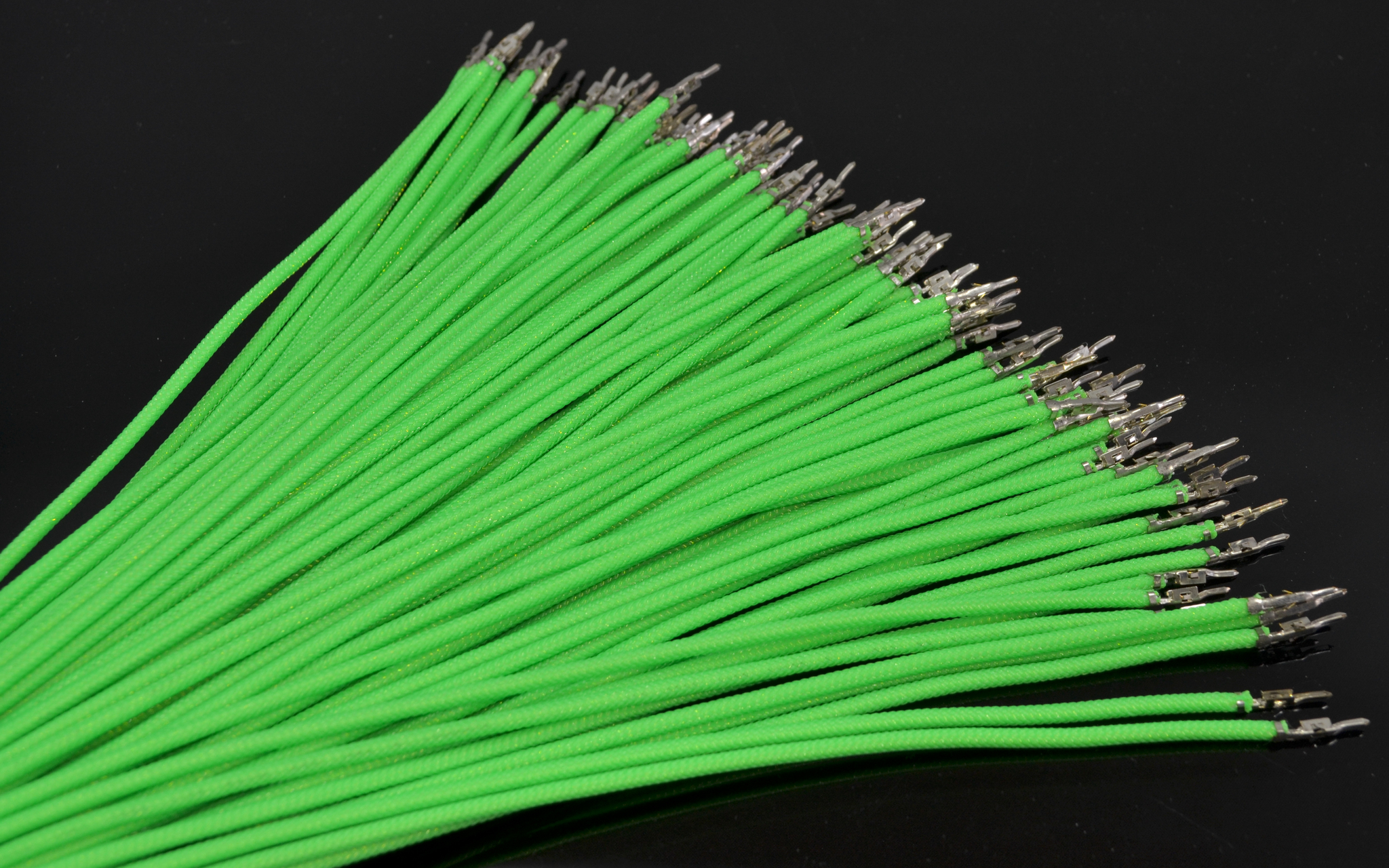 Провод питания Sleeved Wire 30cm Green (в оплетке) [ 12004 ]