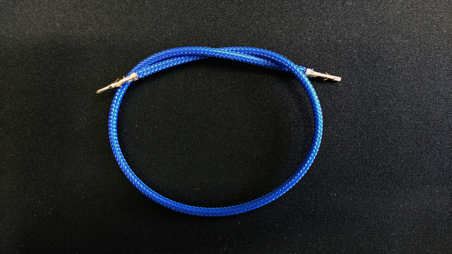 Провод питания Sleeved Wire 30cm Blue (в оплетке) [ 12003 ]
