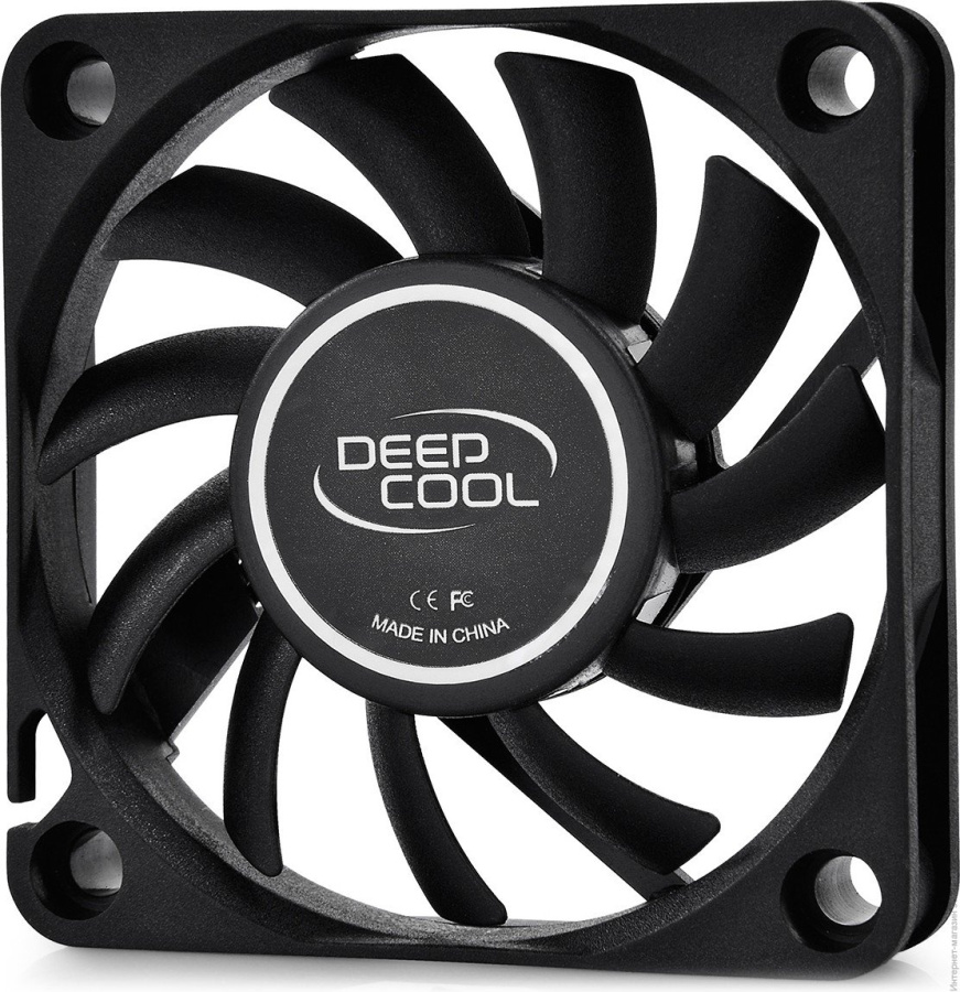 Вентилятор универсальный Deepcool XFAN 60 (3000 rpm, Min: 24,3 dBA, Max: 24,3 dBA, 60x60x12 мм, 10,65 CFM, 3-pin / Molex, Hydro dynamic bearing, без п