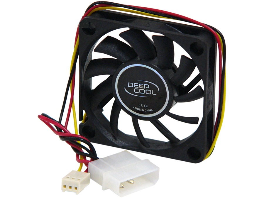 Вентилятор универсальный Deepcool XFAN 60 (3000 rpm, Min: 24,3 dBA, Max: 24,3 dBA, 60x60x12 мм, 10,65 CFM, 3-pin / Molex, Hydro dynamic bearing, без п